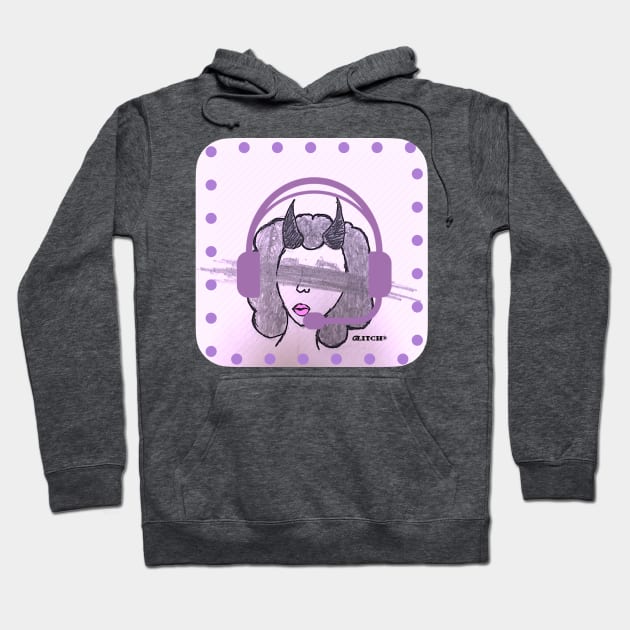 Gamer Girl Hoodie by Glitch